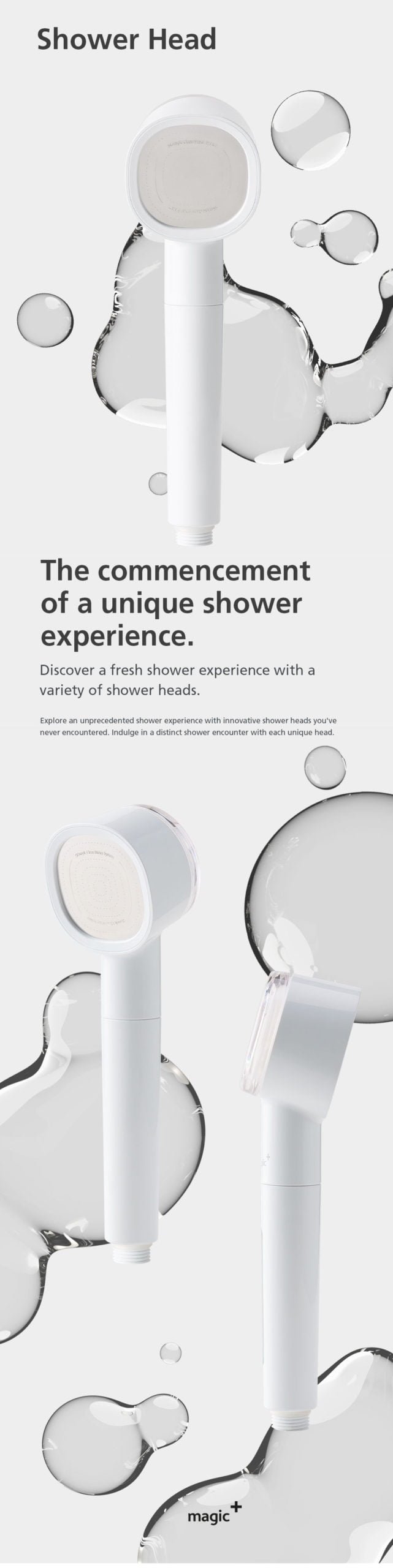 2.Shower head Main