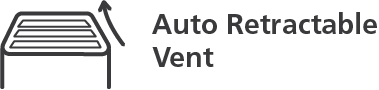 top auto retract vent